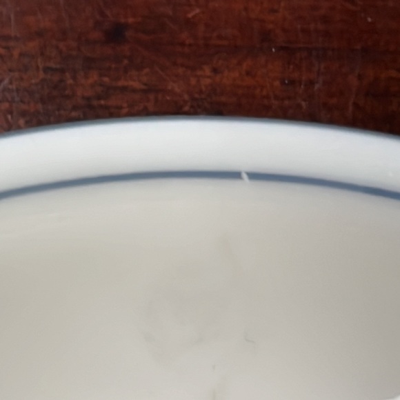 Lenox Poppies on Blue Creamer and Fruit Dessert Sauce Bowl - Picture 16 of 16